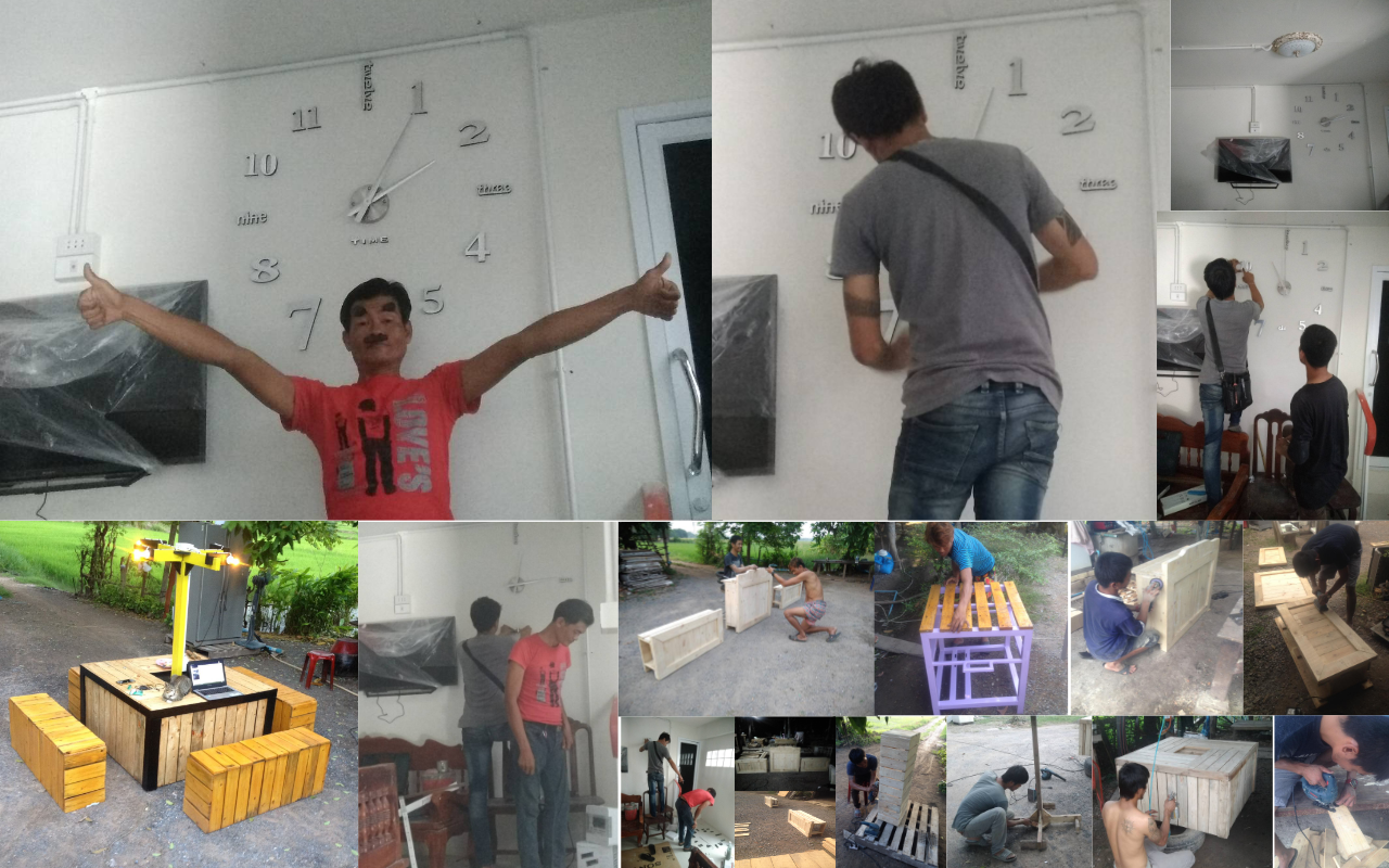งาน DIY 'งานไม้สวยๆ งานบิ้วอินภายใน งานตกแต่งภายใน